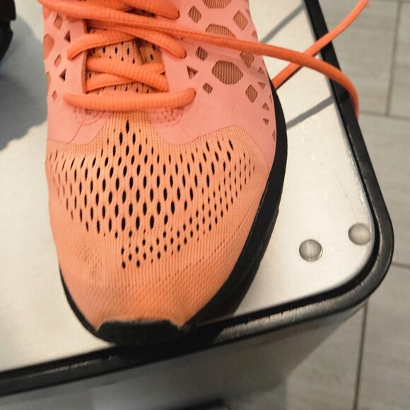 Nike Air Zoom Pegasus 31 Women's Running Shoes, Orange/Black - Picture 6 of 8